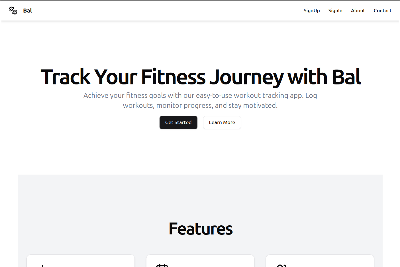 Bal-Workout Planner